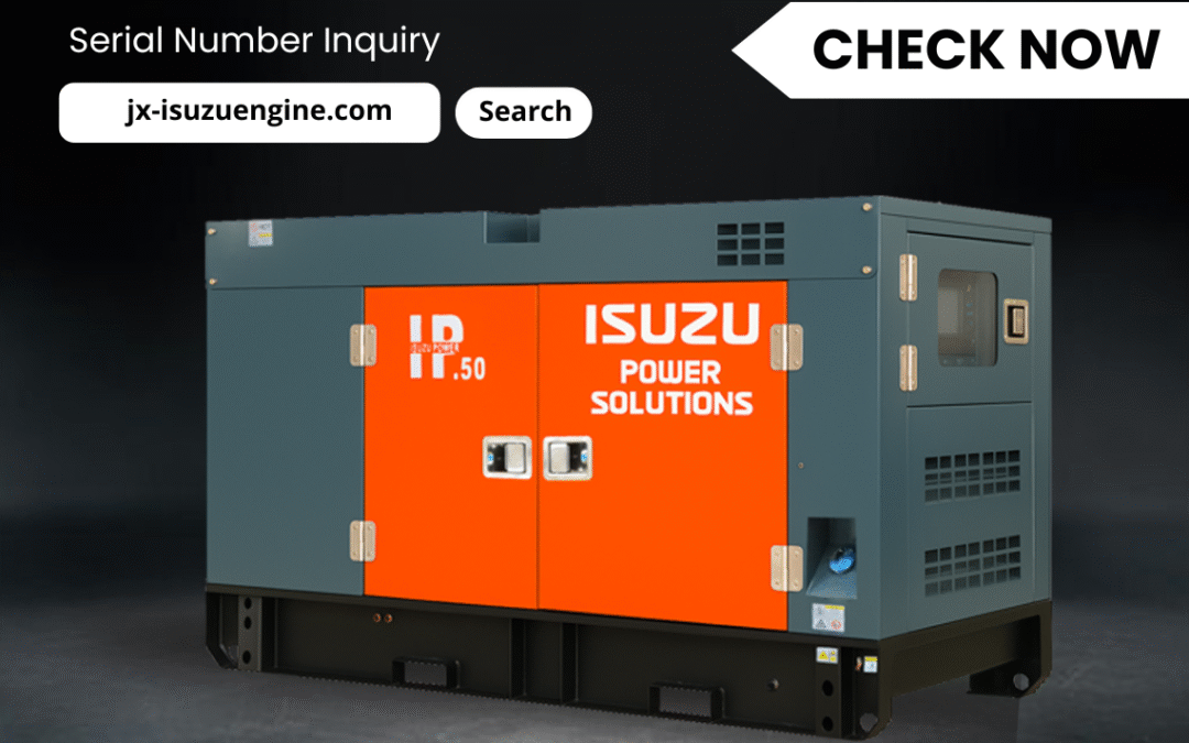 How to Check the Authenticity of Isuzu JX Diesel Engines