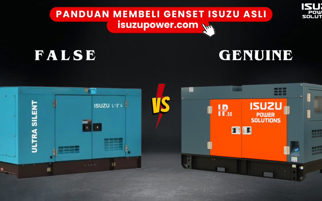 Panduan Membeli Genset ISUZU Asli, Genuine berkualitas hanya di ISUZU Power Solution