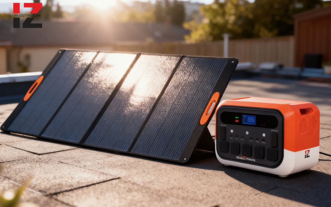 Solusi Listrik Tanpa Berisik Genset Panel Surya Isuzu Tsuzumi IPS Series