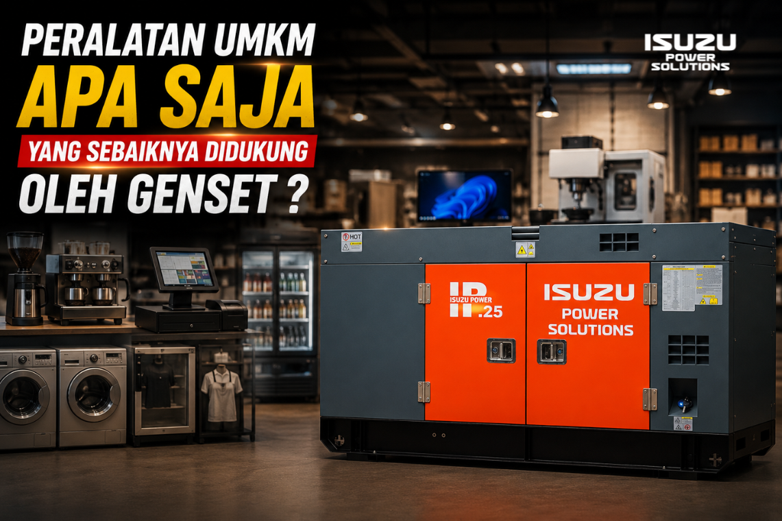 peralatan UMKM yang membutuhkan genset