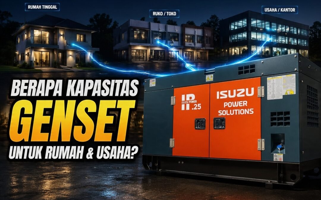 Setelah Ramainya Pemadaman Listrik, Berapa Kapasitas Genset yang Ideal untuk Rumah dan Usaha ?