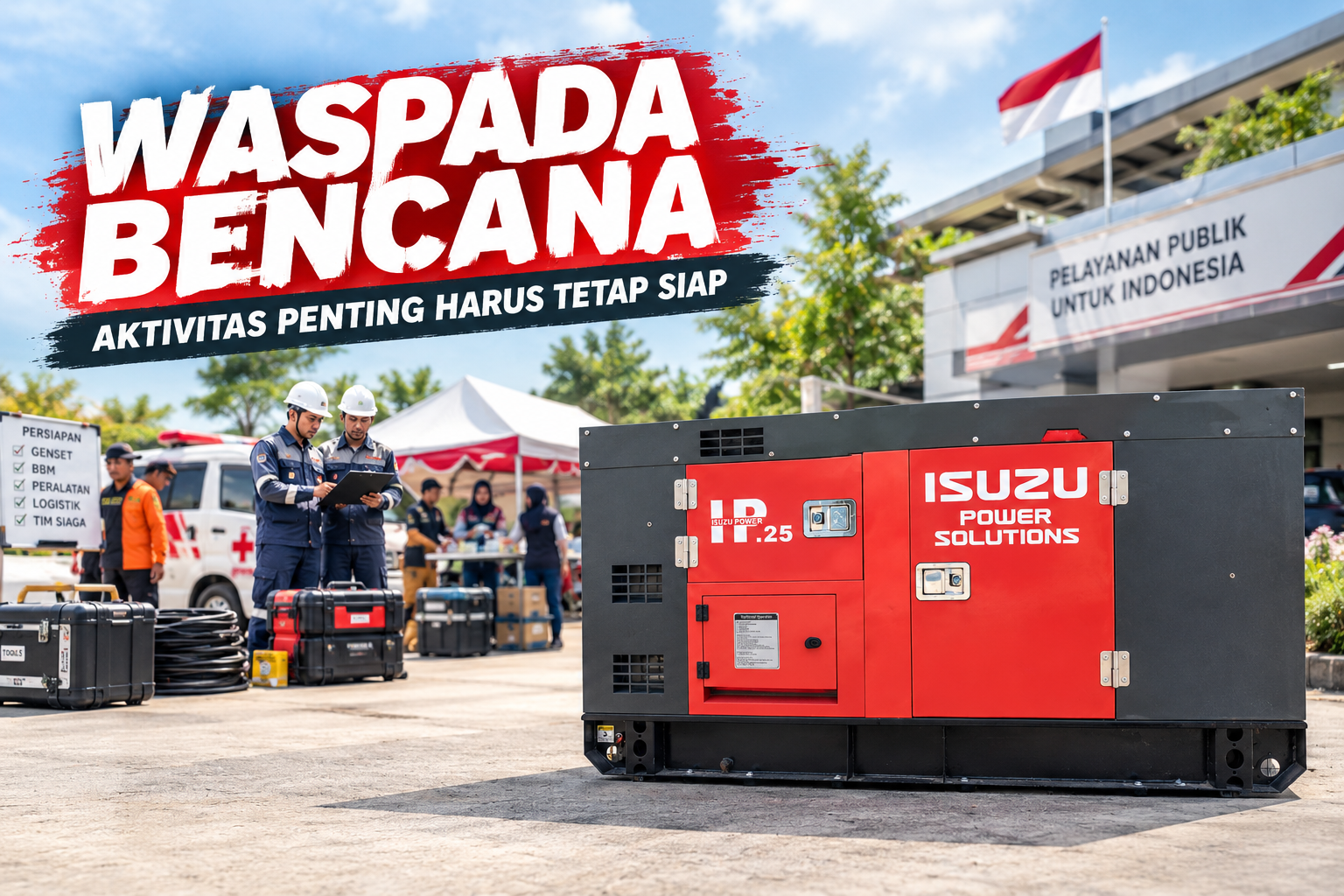 genset sebagai cadangan listrik