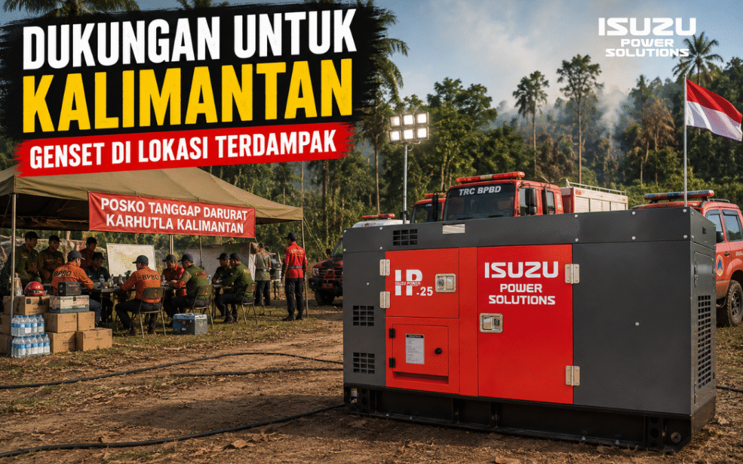 Dukungan untuk Kalimantan: Pentingnya Genset dalam Menunjang Aktivitas di Lokasi Terdampak Karhutla